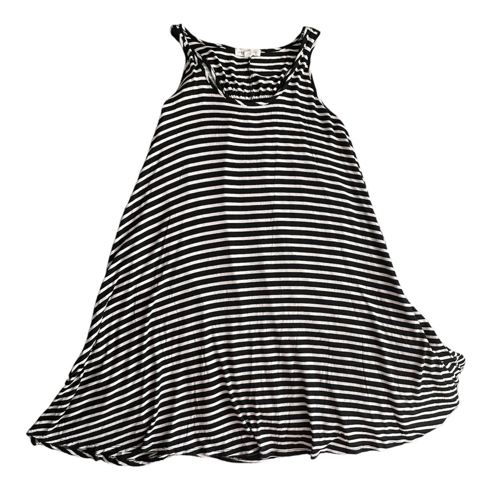 Socialite Mini Striped Relaxed Losse Tank Top Slip On Dress (size S)